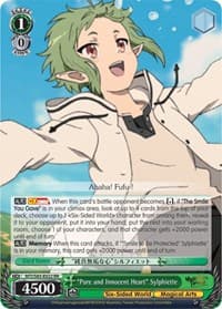 "Pure and Innocent Heart" Sylphiette - Mushoku Tensei: Jobless Reincarnation - Weiss Schwarz card