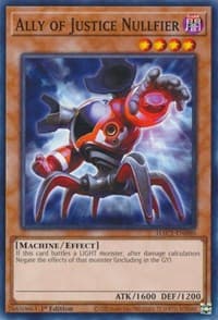 Ally of Justice Nullfier - Hidden Arsenal: Chapter 1 - YuGiOh card