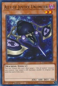 Ally of Justice Unlimiter - Hidden Arsenal: Chapter 1 - YuGiOh card