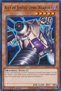 Ally of Justice Omni-Weapon - Hidden Arsenal: Chapter 1 - YuGiOh card