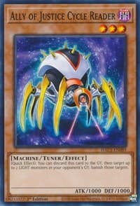 Ally of Justice Cycle Reader - Hidden Arsenal: Chapter 1 - YuGiOh card