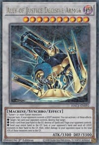 Ally of Justice Decisive Armor (Duel Terminal) - Hidden Arsenal: Chapter 1 - YuGiOh card