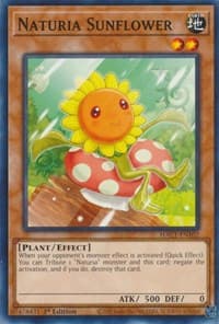 Naturia Sunflower - Hidden Arsenal: Chapter 1 - YuGiOh card