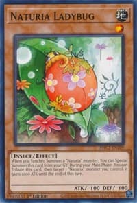 Naturia Ladybug - Hidden Arsenal: Chapter 1 - YuGiOh card