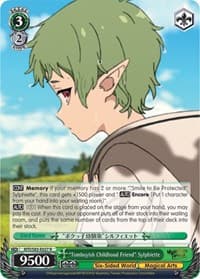 "Tomboyish Childhood Friend" Sylphiette - Mushoku Tensei: Jobless Reincarnation - Weiss Schwarz card