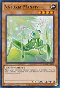 Naturia Mantis - Hidden Arsenal: Chapter 1 - YuGiOh card