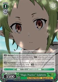 "Magic Practice" Sylphiette - Mushoku Tensei: Jobless Reincarnation - Weiss Schwarz card
