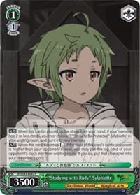 "Studying with Rudy" Sylphiette - Mushoku Tensei: Jobless Reincarnation - Weiss Schwarz card