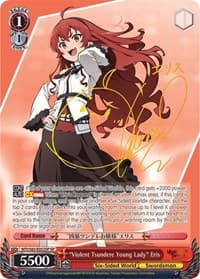 "Violent Tsundere Young Lady" Eris (SP) - Mushoku Tensei: Jobless Reincarnation - Weiss Schwarz card