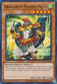 Dragunity Primus Pilus - Hidden Arsenal: Chapter 1 - YuGiOh card