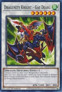 Dragunity Knight - Gae Dearg - Hidden Arsenal: Chapter 1 - YuGiOh card