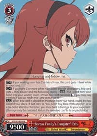 "Boreas Family's Daughter" Eris - Mushoku Tensei: Jobless Reincarnation - Weiss Schwarz card
