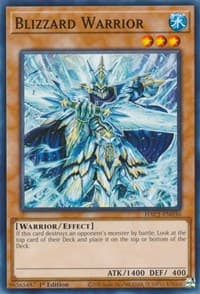 Blizzard Warrior - Hidden Arsenal: Chapter 1 - YuGiOh card