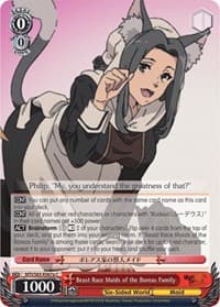 Beast Race Maids of the Boreas Family (A) - Mushoku Tensei: Jobless Reincarnation - Weiss Schwarz card