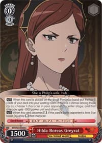 Hilda Boreas Greyrat - Mushoku Tensei: Jobless Reincarnation - Weiss Schwarz card