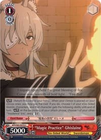 "Magic Practice" Ghislaine - Mushoku Tensei: Jobless Reincarnation - Weiss Schwarz card