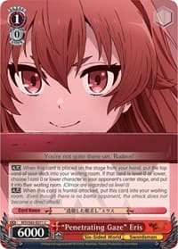 "Penetrating Gaze" Eris - Mushoku Tensei: Jobless Reincarnation - Weiss Schwarz card