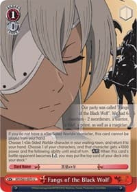 Fangs of the Black Wolf - Mushoku Tensei: Jobless Reincarnation - Weiss Schwarz card