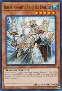 Royal Knight of the Ice Barrier - Hidden Arsenal: Chapter 1 - YuGiOh card