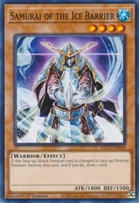 Samurai of the Ice Barrier - Hidden Arsenal: Chapter 1 - YuGiOh card