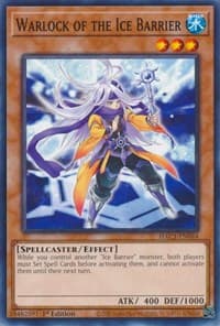 Warlock of the Ice Barrier - Hidden Arsenal: Chapter 1 - YuGiOh card