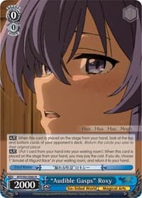 "Audible Gasps" Roxy - Mushoku Tensei: Jobless Reincarnation - Weiss Schwarz card