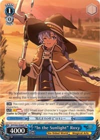 "In the Sunlight" Roxy (SR) - Mushoku Tensei: Jobless Reincarnation - Weiss Schwarz card