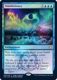 Omniscience - Judge Promos - Magic: The Gathering card