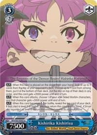 Kishirika Kishirisu - Mushoku Tensei: Jobless Reincarnation - Weiss Schwarz card