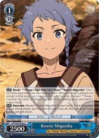Rowin Migurdia - Mushoku Tensei: Jobless Reincarnation - Weiss Schwarz card