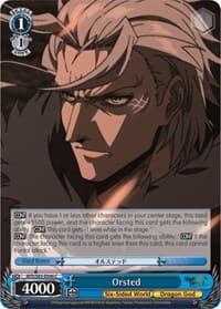 Orsted - Mushoku Tensei: Jobless Reincarnation - Weiss Schwarz card