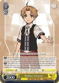 Rudeus Greyrat (Foil) - Mushoku Tensei: Jobless Reincarnation - Weiss Schwarz card