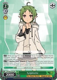 Sylphiette - Mushoku Tensei: Jobless Reincarnation - Weiss Schwarz card