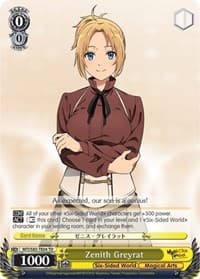 Zenith Greyrat - Mushoku Tensei: Jobless Reincarnation - Weiss Schwarz card