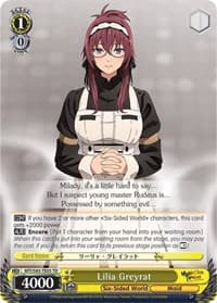 Lilia Greyrat - Mushoku Tensei: Jobless Reincarnation - Weiss Schwarz card