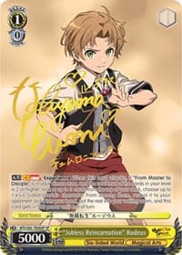 "Jobless Reincarnation" Rudeus (SP) - Mushoku Tensei: Jobless Reincarnation - Weiss Schwarz card