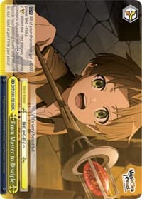 From Master to Disciple (SR) - Mushoku Tensei: Jobless Reincarnation - Weiss Schwarz card