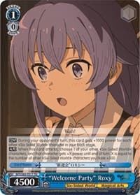 "Welcome Party" Roxy - Mushoku Tensei: Jobless Reincarnation - Weiss Schwarz card