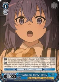 "Welcome Party" Roxy (RRR) - Mushoku Tensei: Jobless Reincarnation - Weiss Schwarz card