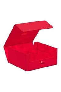 TreasureHive XenoSkin 90+ Monocolor Deck Case - Red - Ultimate Guard Deck Boxes - Deck Boxes card