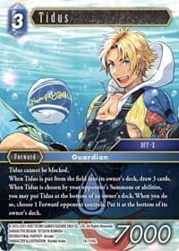 Tidus - Emissaries of Light - Final Fantasy TCG card