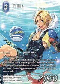 Tidus (Full Art) - Emissaries of Light - Final Fantasy TCG card