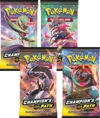 Champion's Path Booster Pack Art Bundle [Set of 4] - Champion's Path - Pokemon card