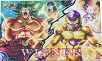 Dragon Ball Super: Tournament Winner Playmat - Broly & Golden Frieza - Bandai Playmats - Playmats card