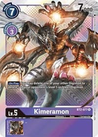 Kimeramon - BT2-077 (Official Tournament Pack Vol.4) - Release Special Booster 1.0 - Digimon Card Game card