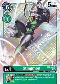 Stingmon - BT3-050 (Official Tournament Pack Vol.4) - Release Special Booster 1.0 - Digimon Card Game card