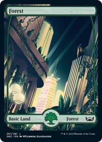 Forest (281) - Streets of New Capenna - Magic: The Gathering card