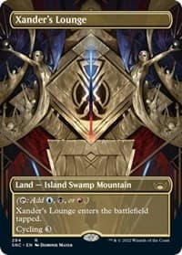 Xander's Lounge (Borderless) - Streets of New Capenna - Magic: The Gathering card