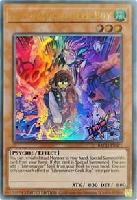 Libromancer Geek Boy (Premier Edition) - Battle of Chaos - YuGiOh card