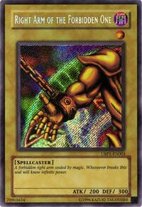 Right Arm of the Forbidden One - GX Ultimate Beginner's Pack 1 - YuGiOh card
